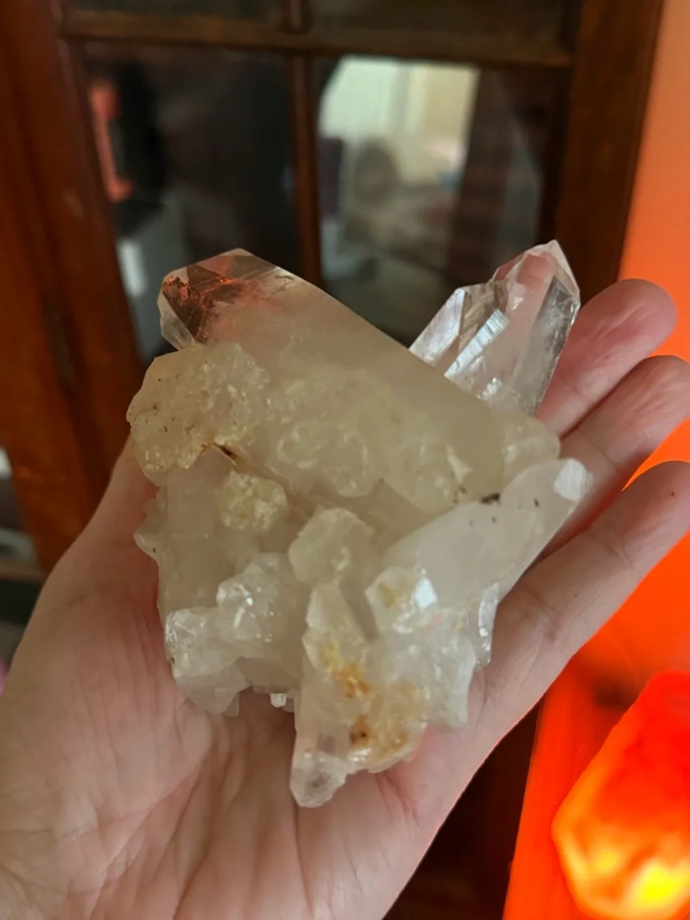 🔥🔥🔥Local Find !!! Arkansas Natural Clear Quartz Cluster -❤️❤️❤️!!